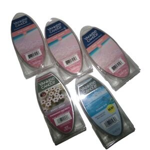 Yankee Candle Lot of 5 Fragranced Wax Melts - 3 scents~6/PKG